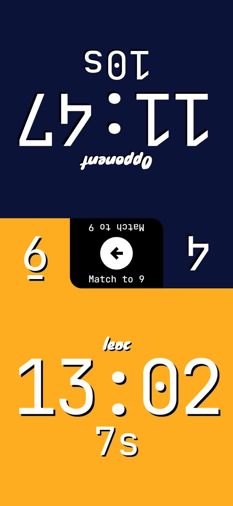 Pipster match clock